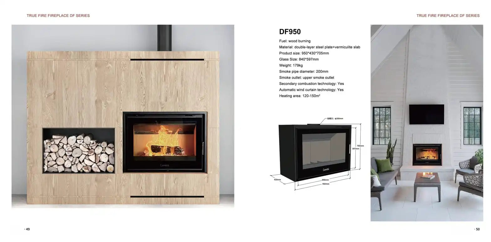 XRY Global Vader-680 Wall-Mounted Series - Wholesale Fireplace Manufacturer | XRY Global