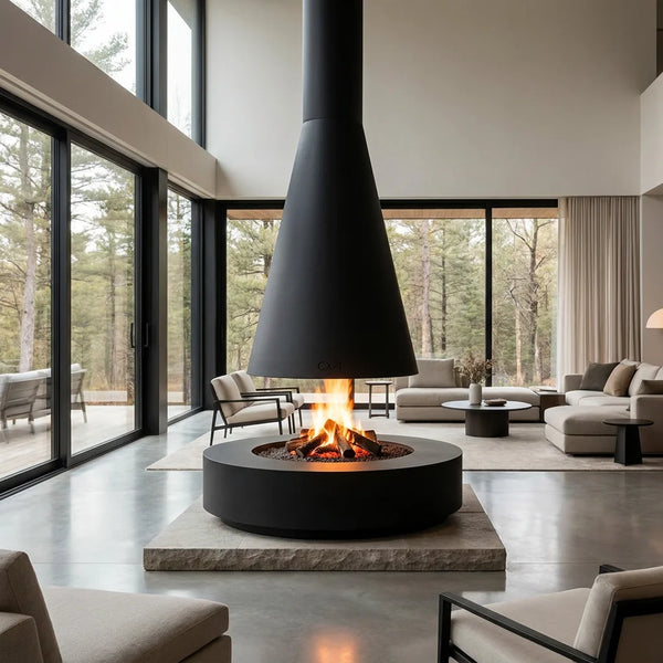 Wholesale CX-1 Designer Hanging Fireplace | Factory Direct B2B Quote - Wholesale B2B Fireplace