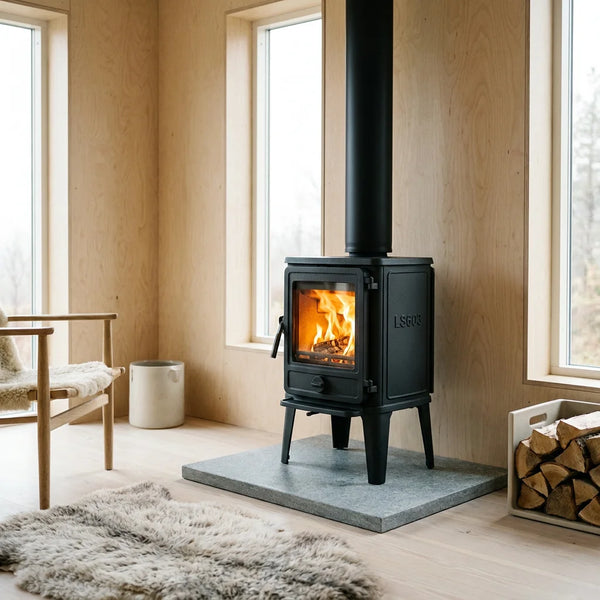 LS710S 3-Sided Glass Cast Iron Fireplace - Wholesale B2B Fireplace