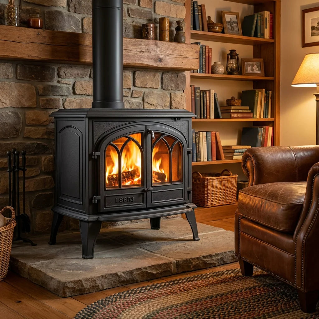 LS710S 3-Sided Glass Cast Iron Fireplace - Wholesale Fireplace Manufacturer | XRY Global
