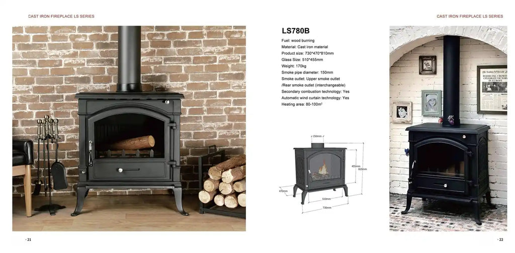 XRY Global TH930 Panoramic Built-in Wood Fireplace - Wholesale Fireplace Manufacturer | XRY Global