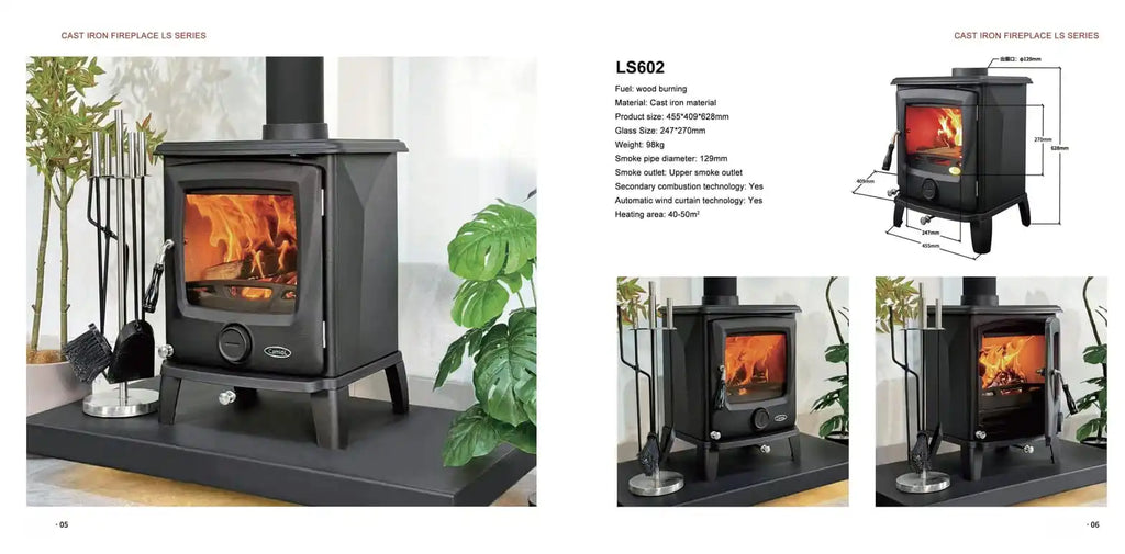 XRY Global LS602 Professional Cast Iron Fireplace - Wholesale Fireplace Manufacturer | XRY Global